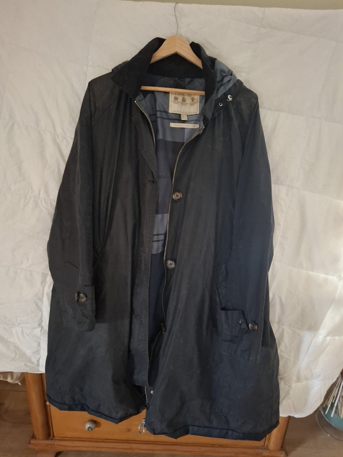 Barbour Lightweight Wax Jas - Maat 38 (M), Maat 38/40 (M), Barbour, Zwart, Ophalen of Verzenden
