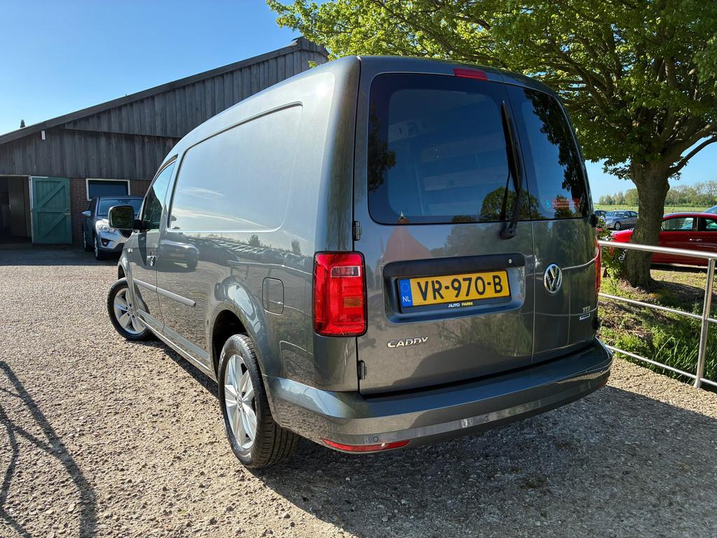 Volkswagen Caddy 2.0 TDI L2H1 BMT Maxi Highline | Automaat +, Auto's, Bestelauto's, Stof, Gebruikt, 4 cilinders, Volkswagen