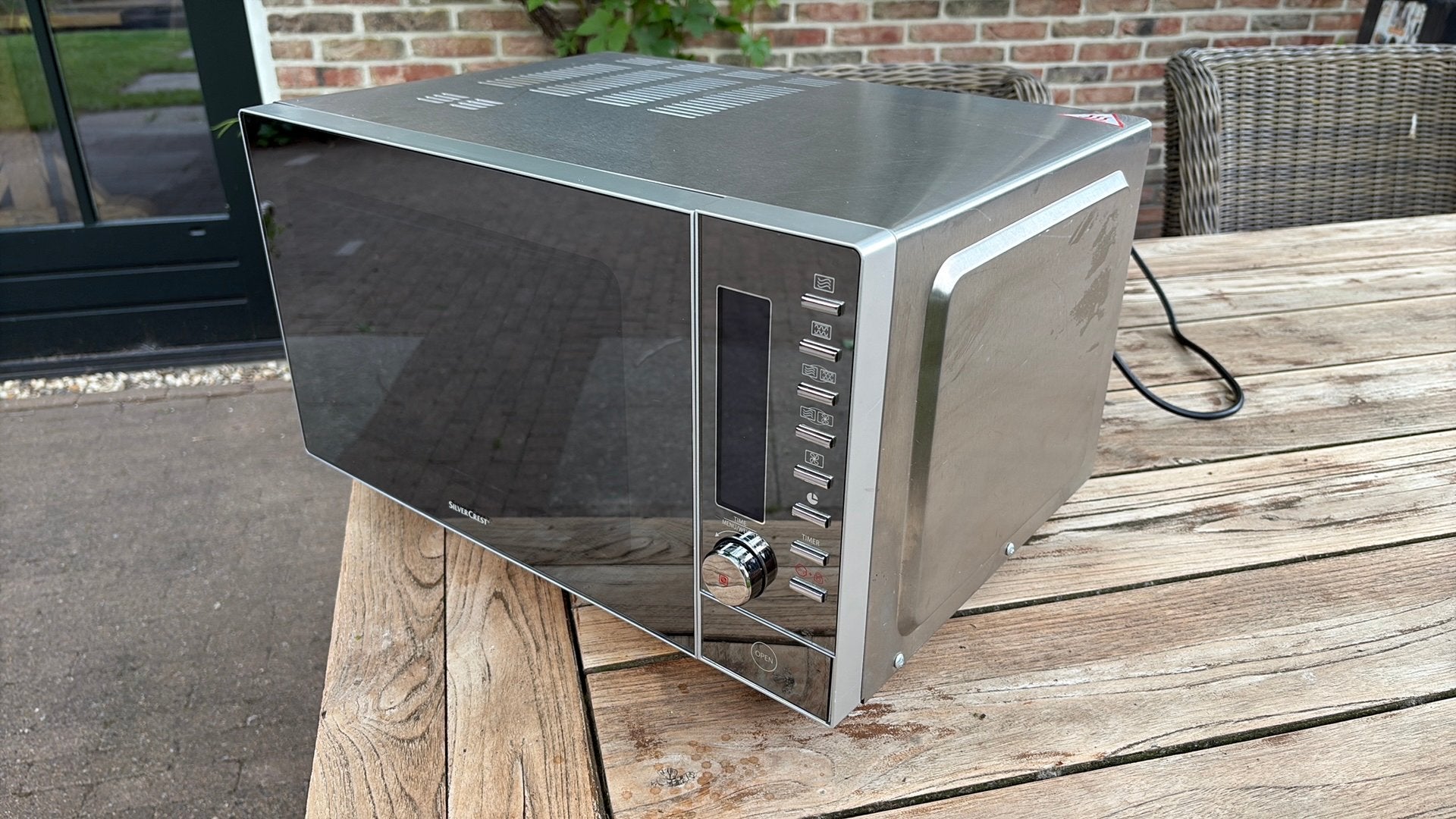 Combi magnetron met grill, Witgoed en Apparatuur, Magnetrons, Ophalen, Combimagnetron, Gebruikt, Hete lucht
