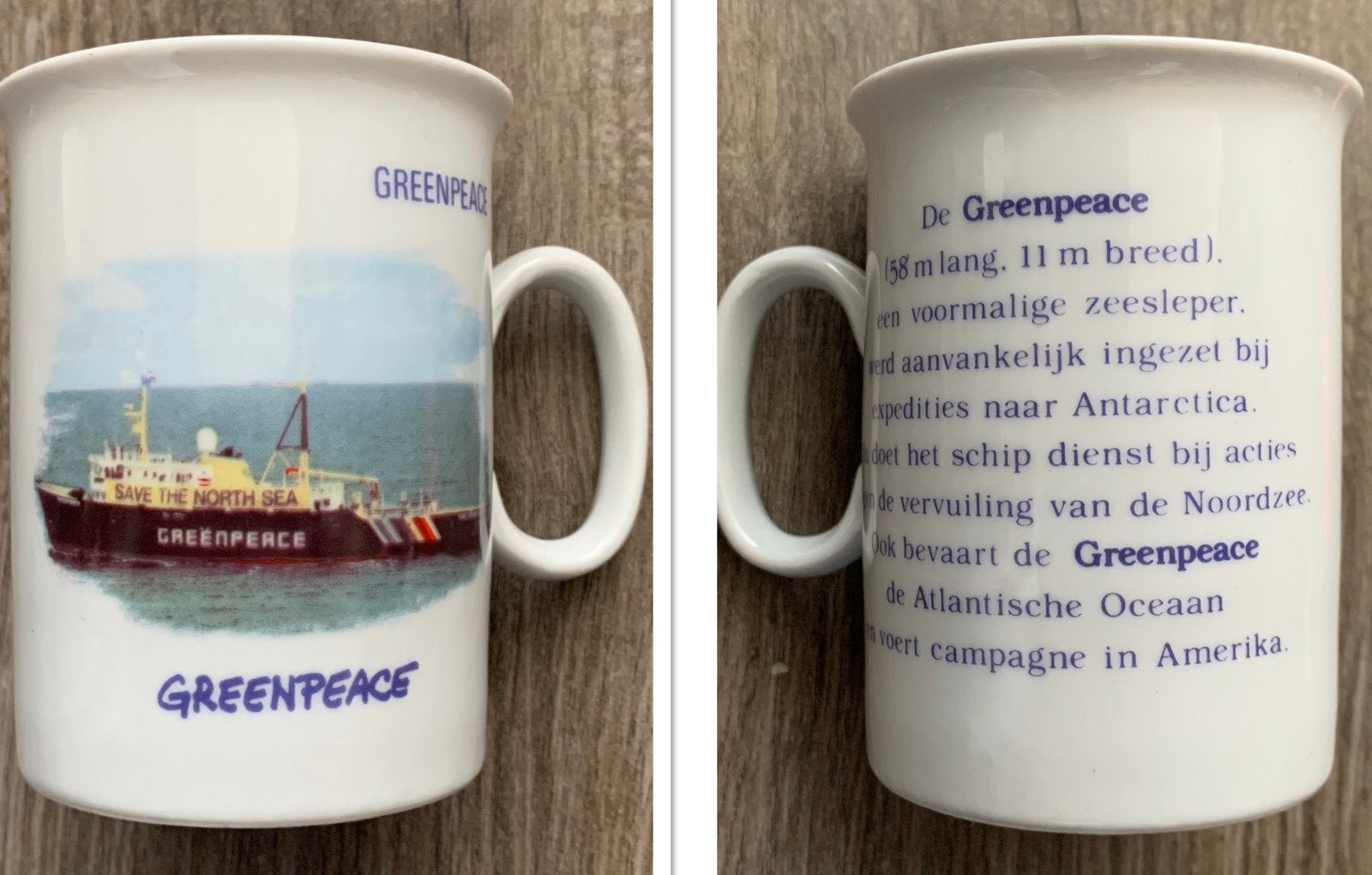 GreenPeace Beker/Mok, Verzamelen, Ophalen of Verzenden
