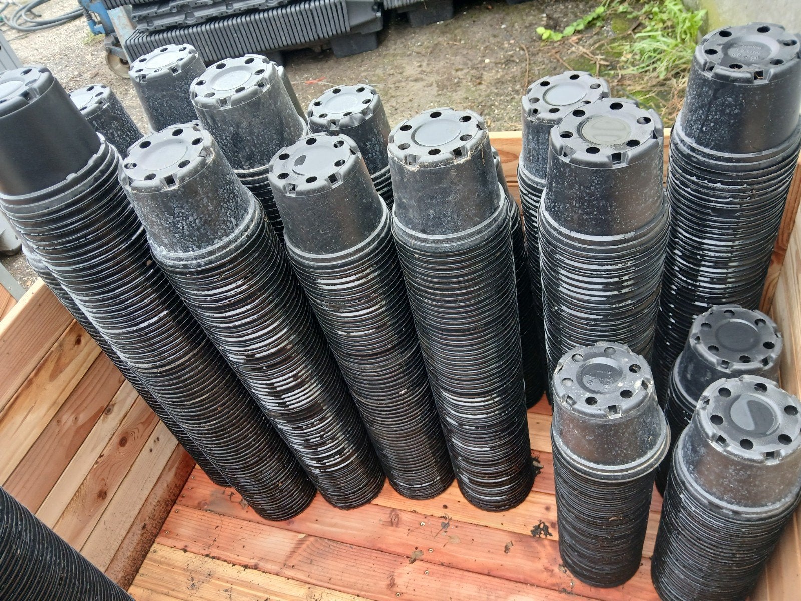 Kweekpotten 1,5 liter, 15cm breed, ca. 1200 stuks, Ophalen, Gebruikt, Kweekbak