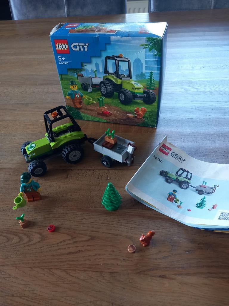 Lego city parktractor 60390, City, Lego, Ophalen of Verzenden, Zo goed als nieuw