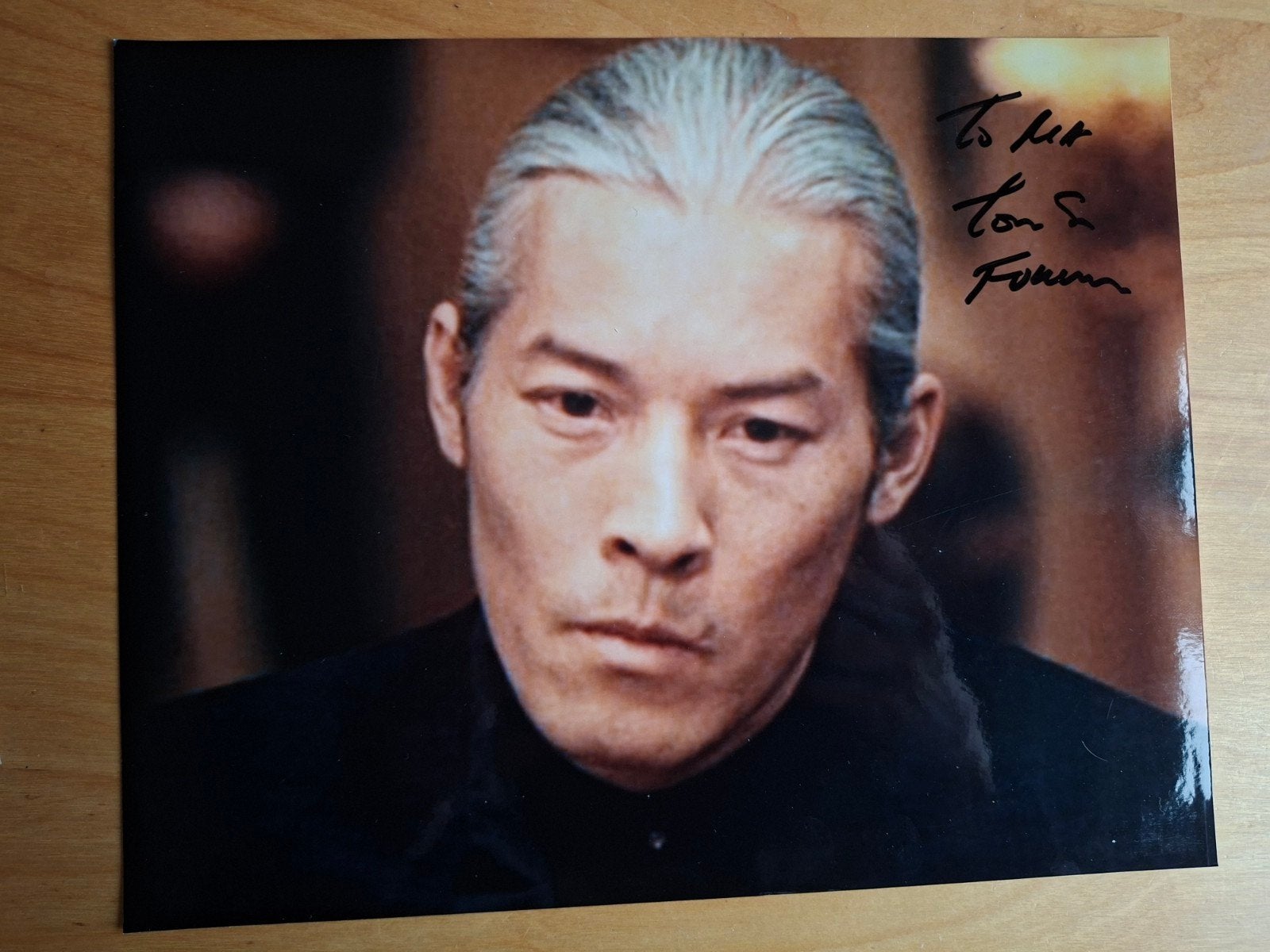 Gesigneerde foto James Bond acteur (casino royale), 1980 tot heden, Foto, Ophalen of Verzenden, Zo goed als nieuw
