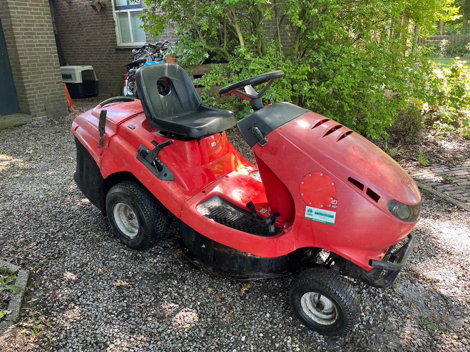 Alko zitmaaier hydrostaat, Ophalen, Gebruikt, Opvangzak, 90 tot 120 cm