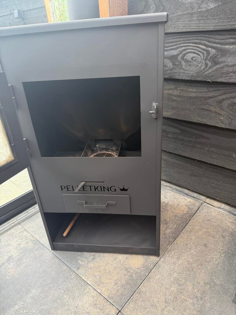 Pelletking terras kachel, Tuin en Terras, Ophalen, Zo goed als nieuw, Vloer