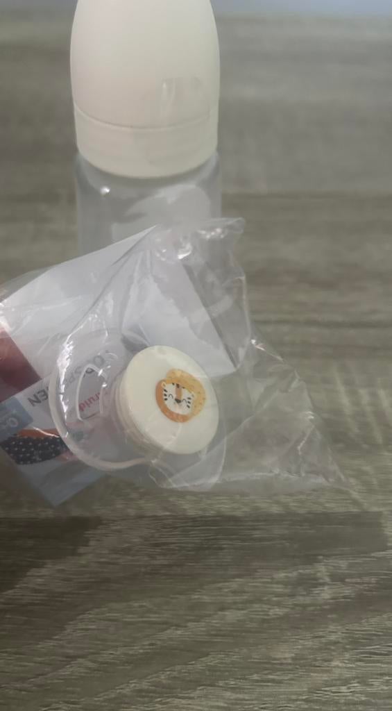 Babyfles 125 ml & speen 0-6 maanden ( Nieuw ), Verzenden, Nieuw, Overige typen