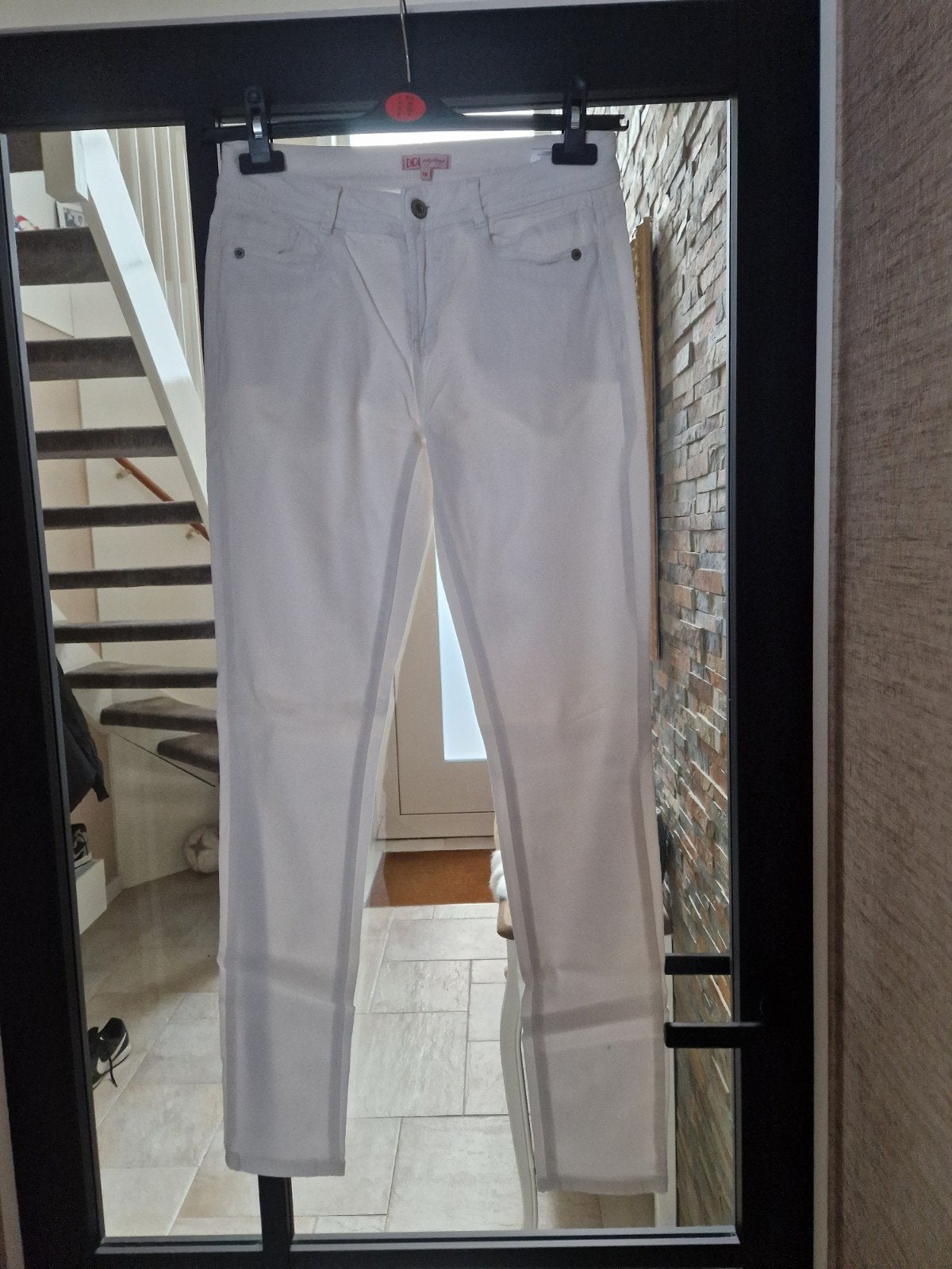 Te koop witte damesbroek, maat 38, merk Didi., Maat 38/40 (M), Wit, Didi, Ophalen of Verzenden