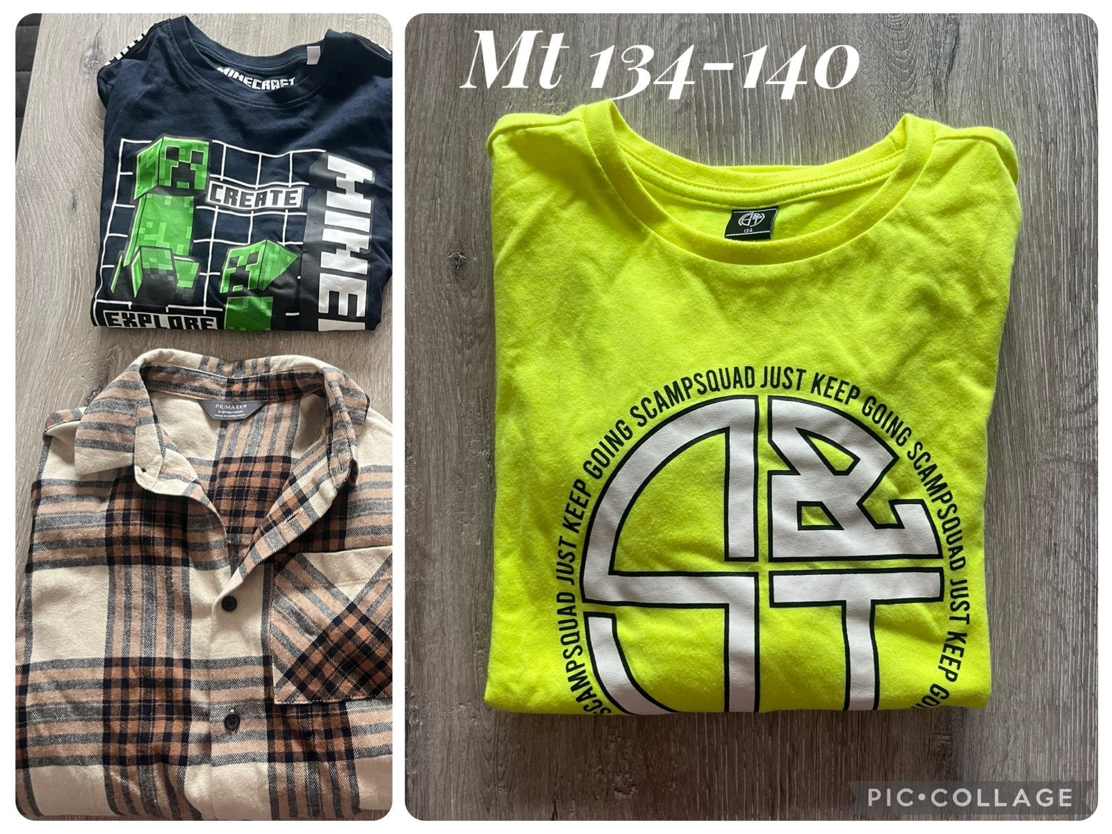 2 shirts lange mouwen en 1 blouse mt 134-140, Kinderen en Baby's, Kinderkleding | Maat 134, Ophalen of Verzenden, Zo goed als nieuw