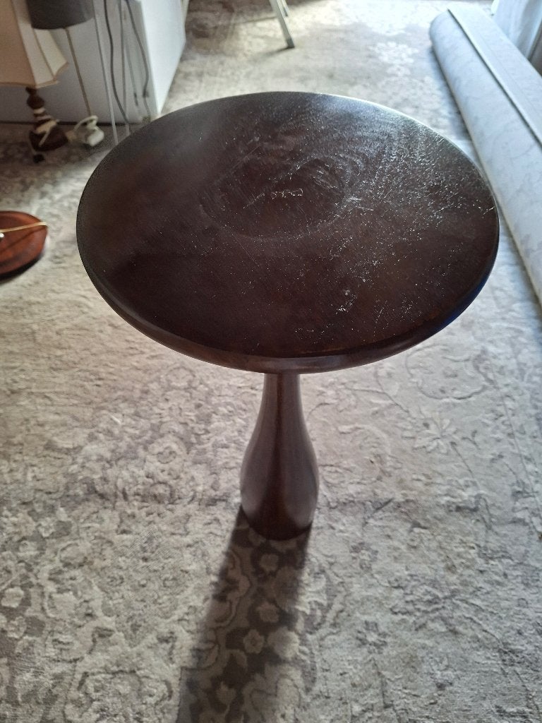 Lampentafel | Bijzettafel, Ophalen, Minder dan 55 cm, Rond, Nieuw