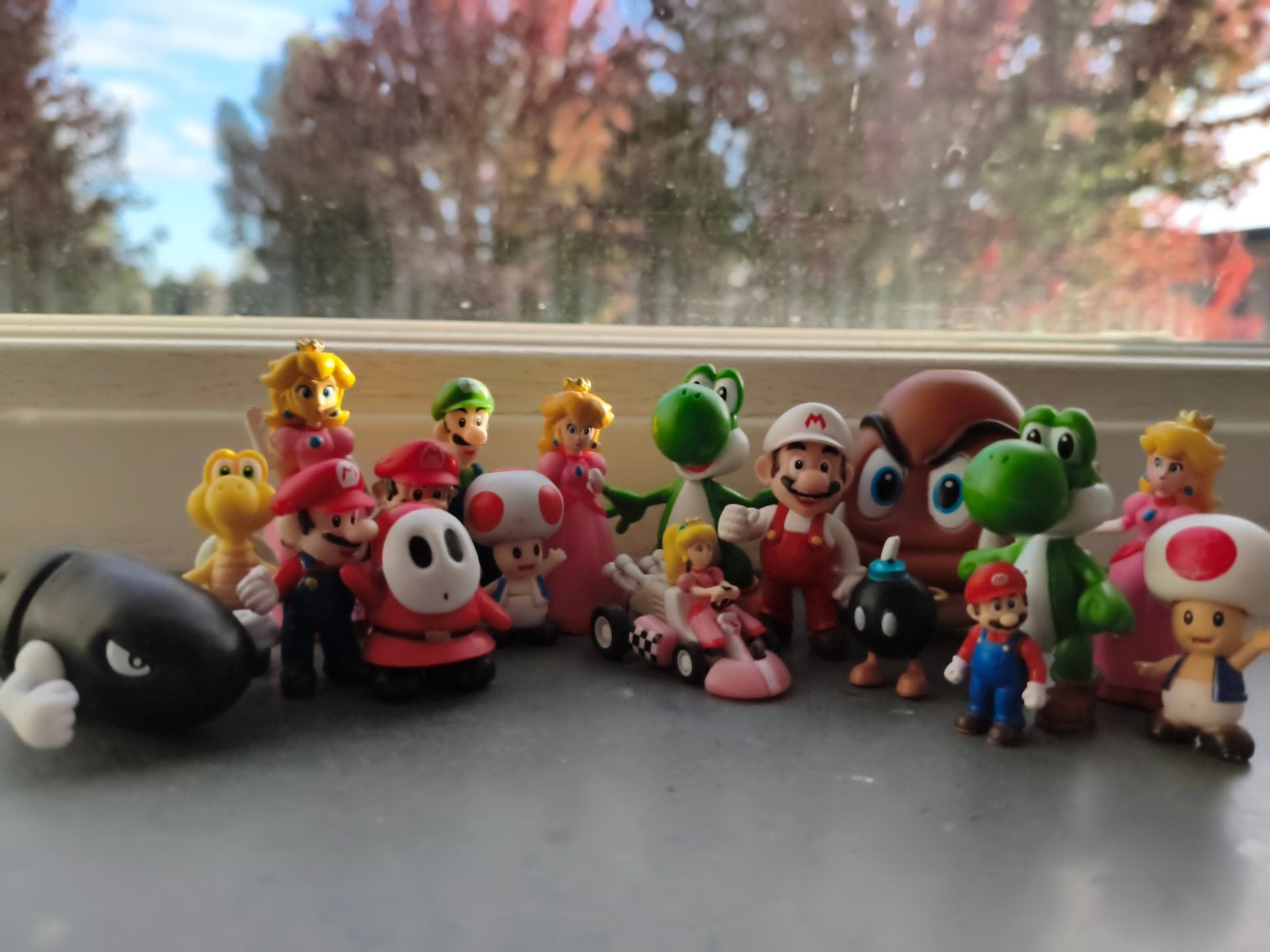 Mario poppetjes, Ophalen