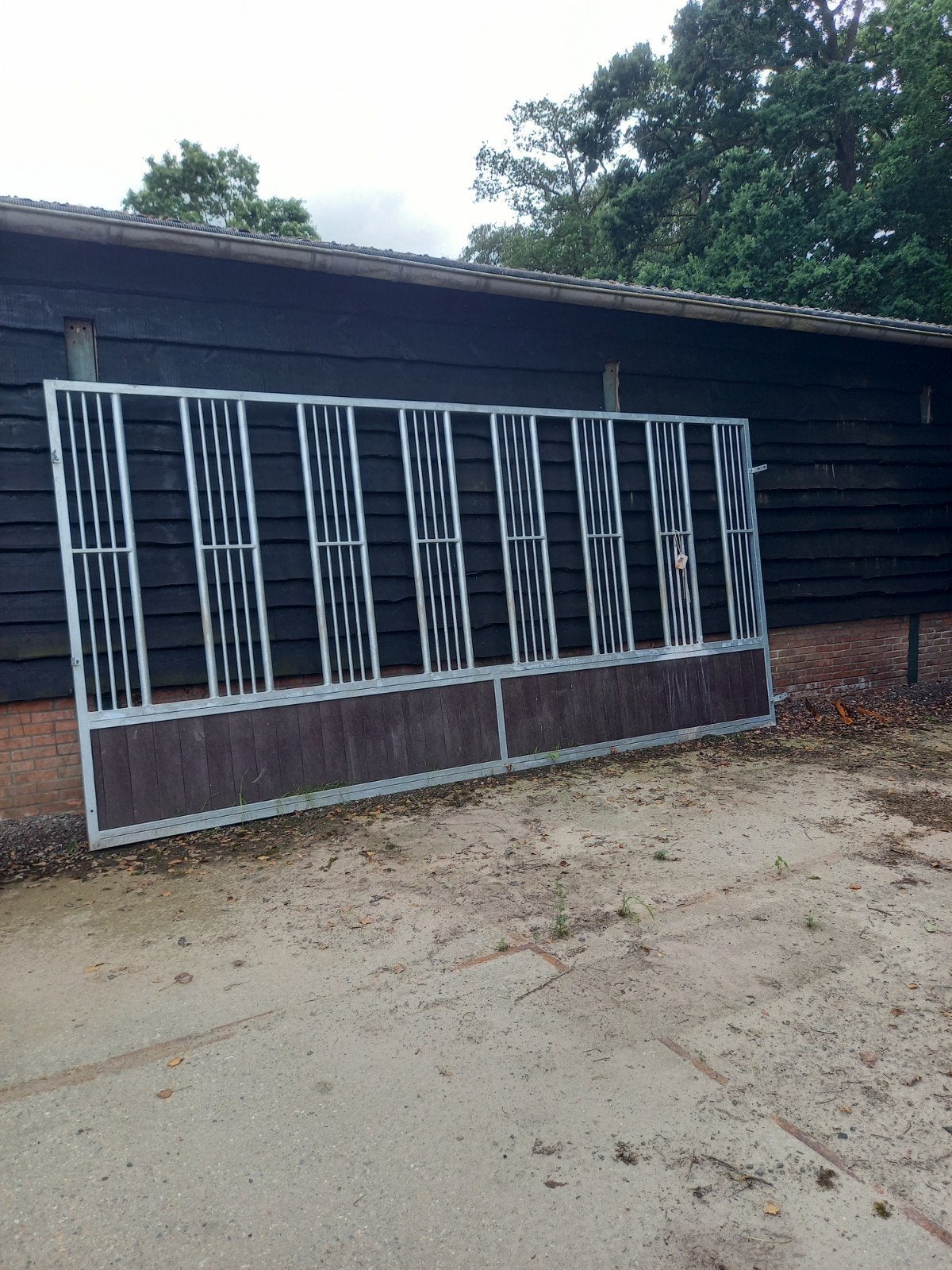 loopstal voerhek voor paarden ., Dieren en Toebehoren