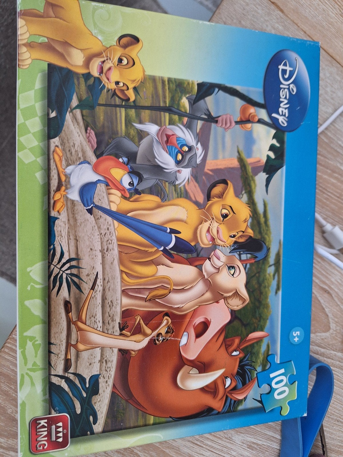 Disney Lion King puzzel, Ophalen of Verzenden, Meer dan 50 stukjes, Zo goed als nieuw, 6 jaar of ouder