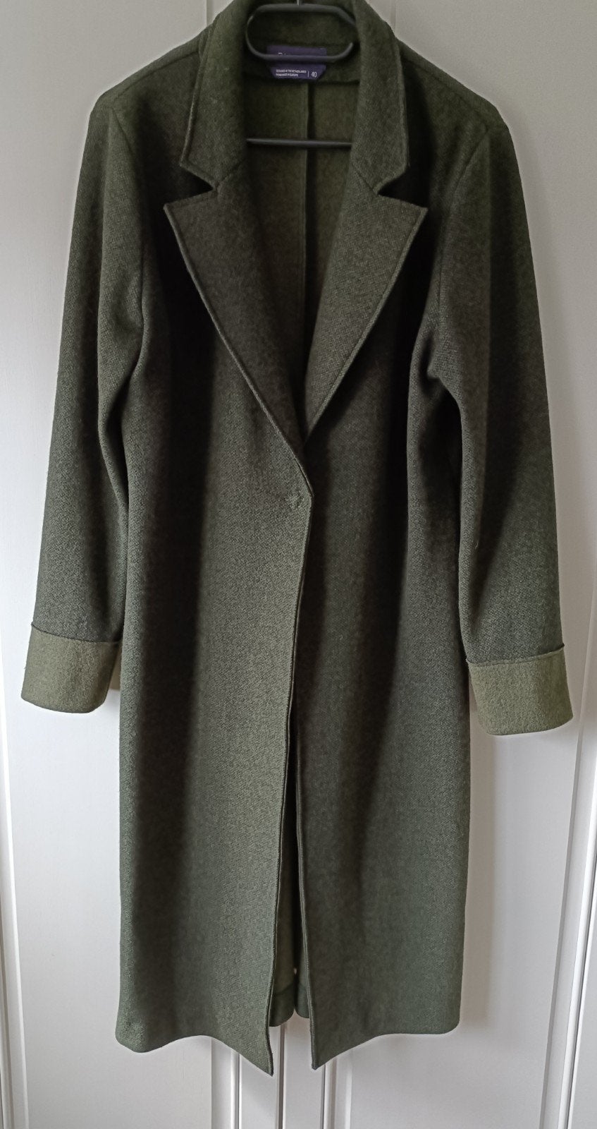 Donkergroene blazer jas, maat 40, Purper, Kleding | Dames, Maat 38/40 (M), Purper, Ophalen of Verzenden, Zo goed als nieuw