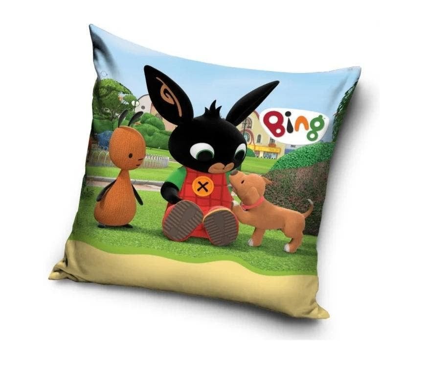 Bing Konijn Kussen - Velours Sierkussen Bing Bunny, Overige kleuren, Jongetje of Meisje, Nieuw, Ophalen of Verzenden