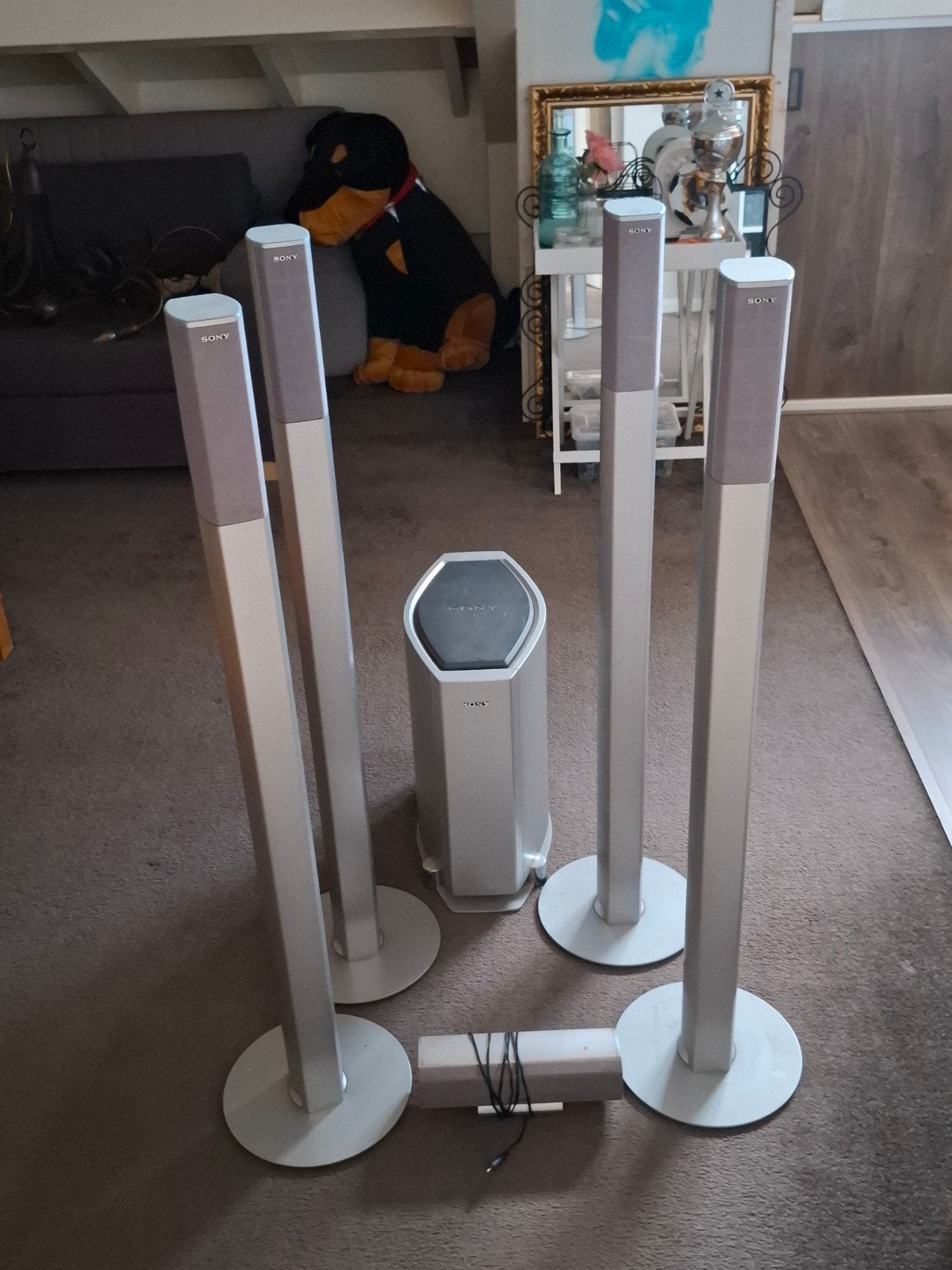Sony 5.1 Home Cinema Systeem met Subwoofer en Satellieten, Ophalen, Gebruikt, 70 watt of meer, 5.1-systeem
