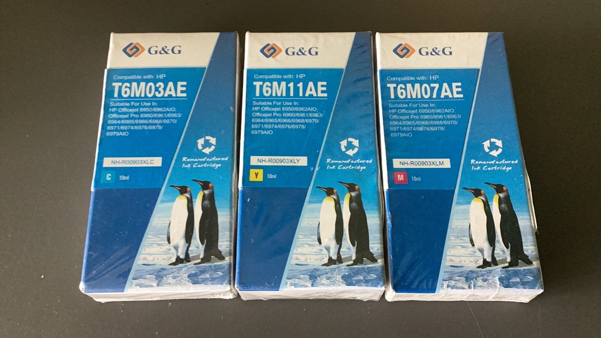 G&G Inktcartridges voor HP - C, Y, M (3 stuks), Computers en Software, Printerbenodigdheden, Ophalen of Verzenden, Nieuw, Cartridge