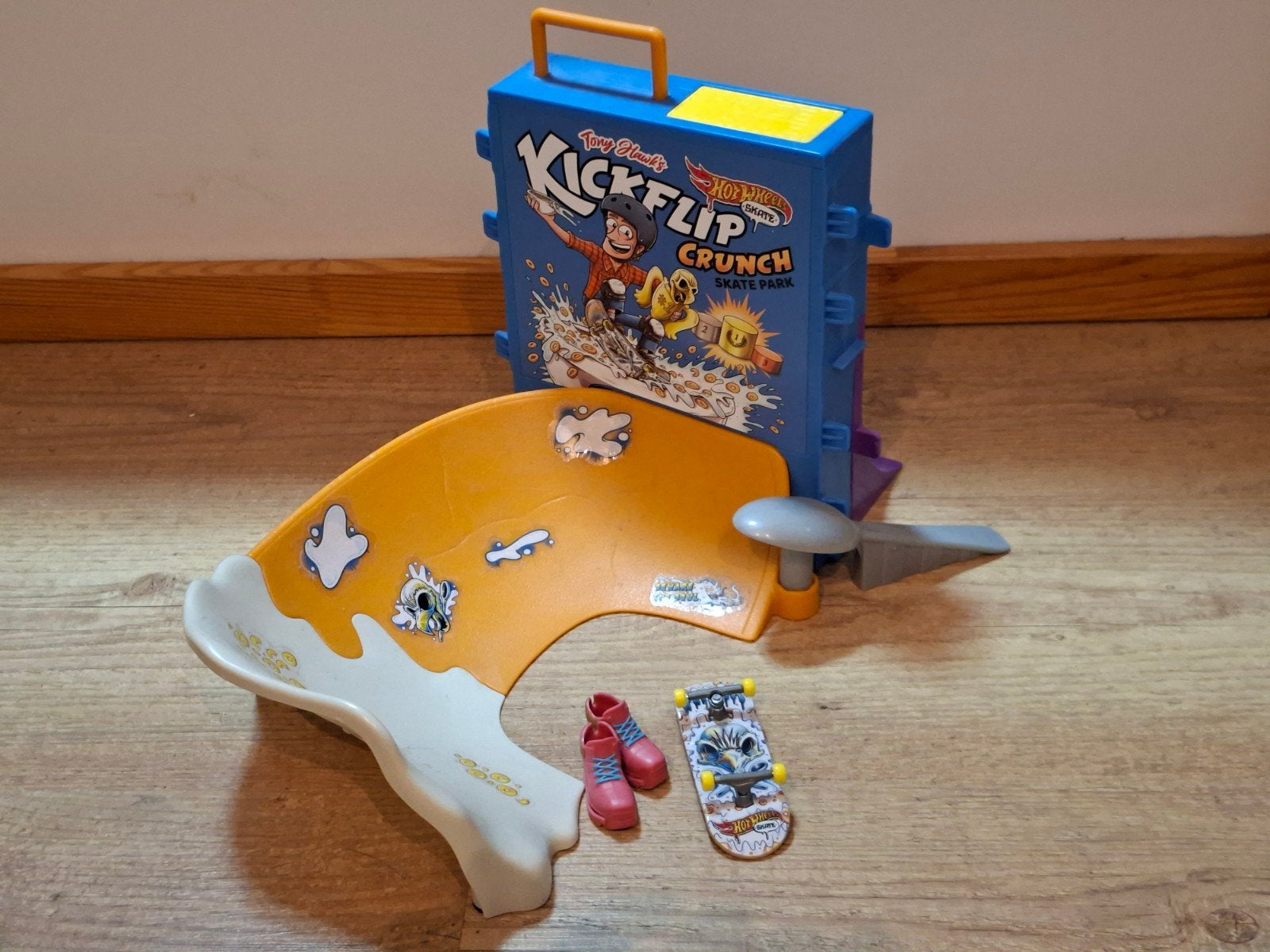 Hot Wheels Skate Tony Hawk Cereal Skate Bowl Set, Racebaan, Ophalen of Verzenden, Zo goed als nieuw, Hot Wheels