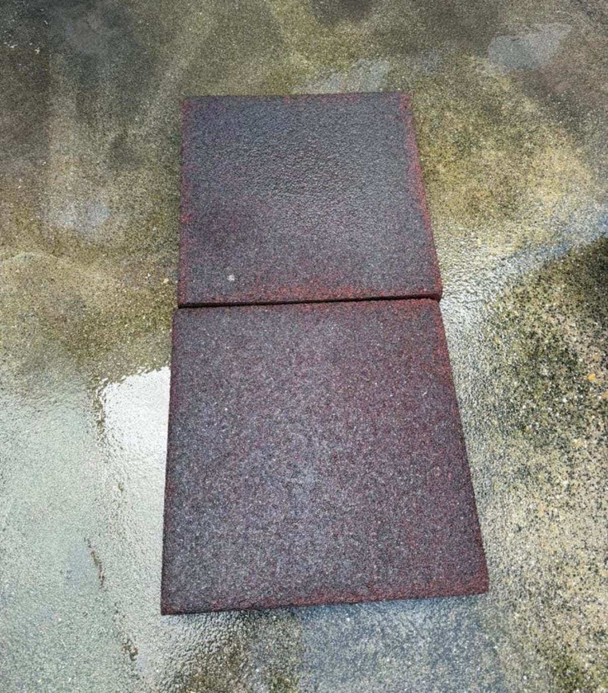 Rubberen tegels ca 50x50x6,5 speeltoestel stal ed ca10m2, Ophalen, Gebruikt, Overige typen, Rubber