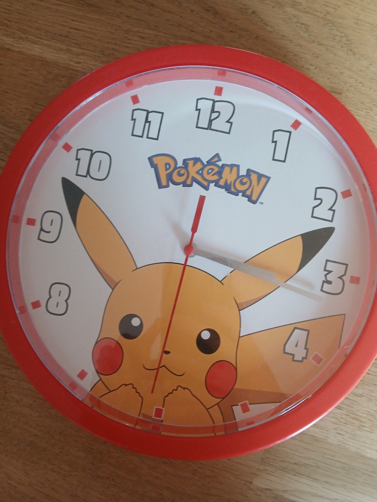 pokemon wandklok, Ophalen of Verzenden