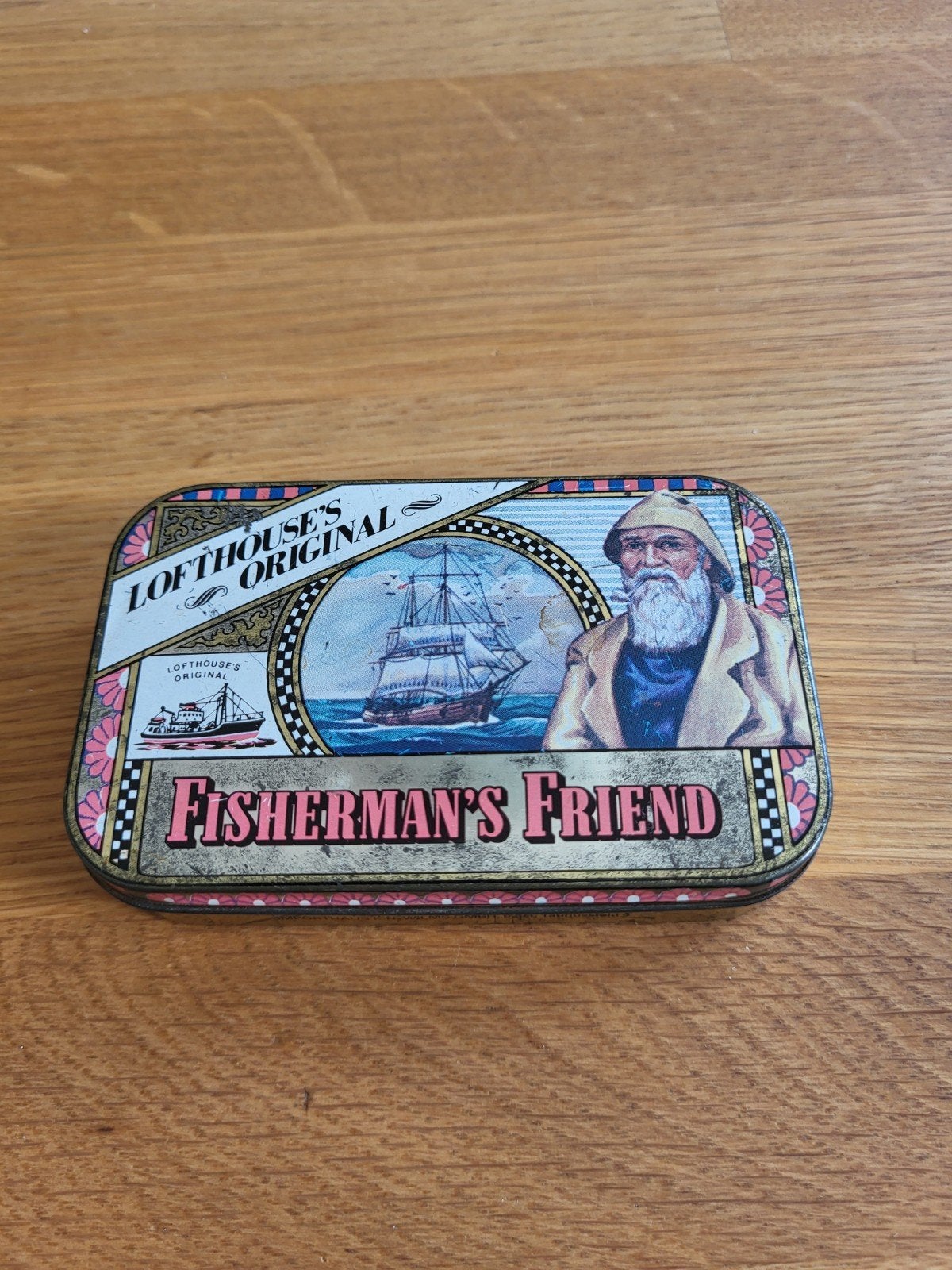 Vintage Fisherman's Friend blikje - Leeg, Verzamelen, Ophalen of Verzenden, Gebruikt, Overige, Overige merken