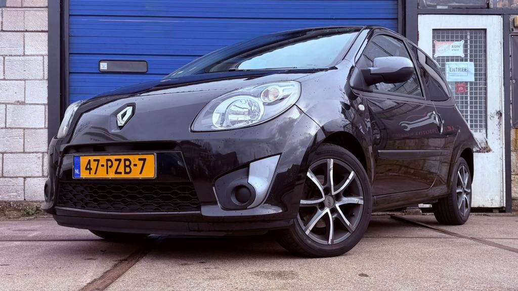 Renault Twingo 1.2 16V 2011 Zwart Airco Cruisecontrole, 839 kg, 74 pk, Zwart, 4 stoelen