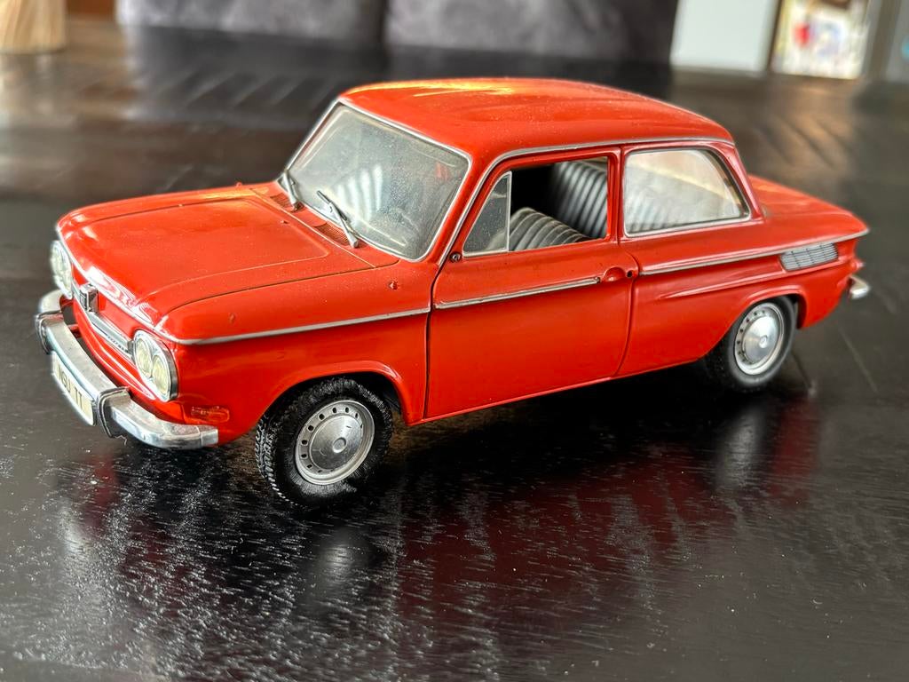 NSU TT modelauto - Rood, gedetailleerd verzamelobject, Ophalen, Zo goed als nieuw, Auto, Overige merken