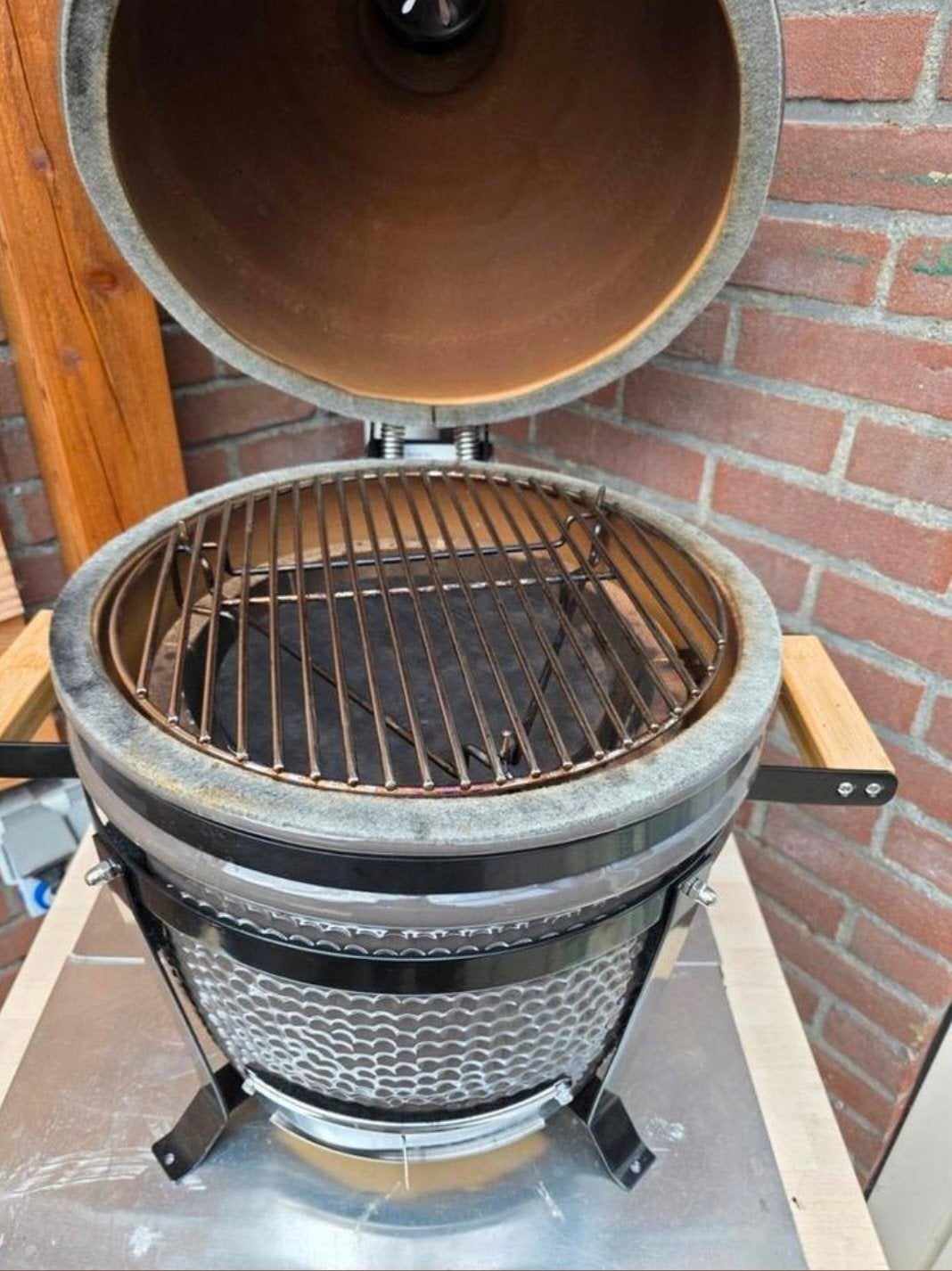 Grill Guru Compact Kamado - Zo goed als nieuw, Tuin en Terras, Ophalen, Zo goed als nieuw, Grill Guru