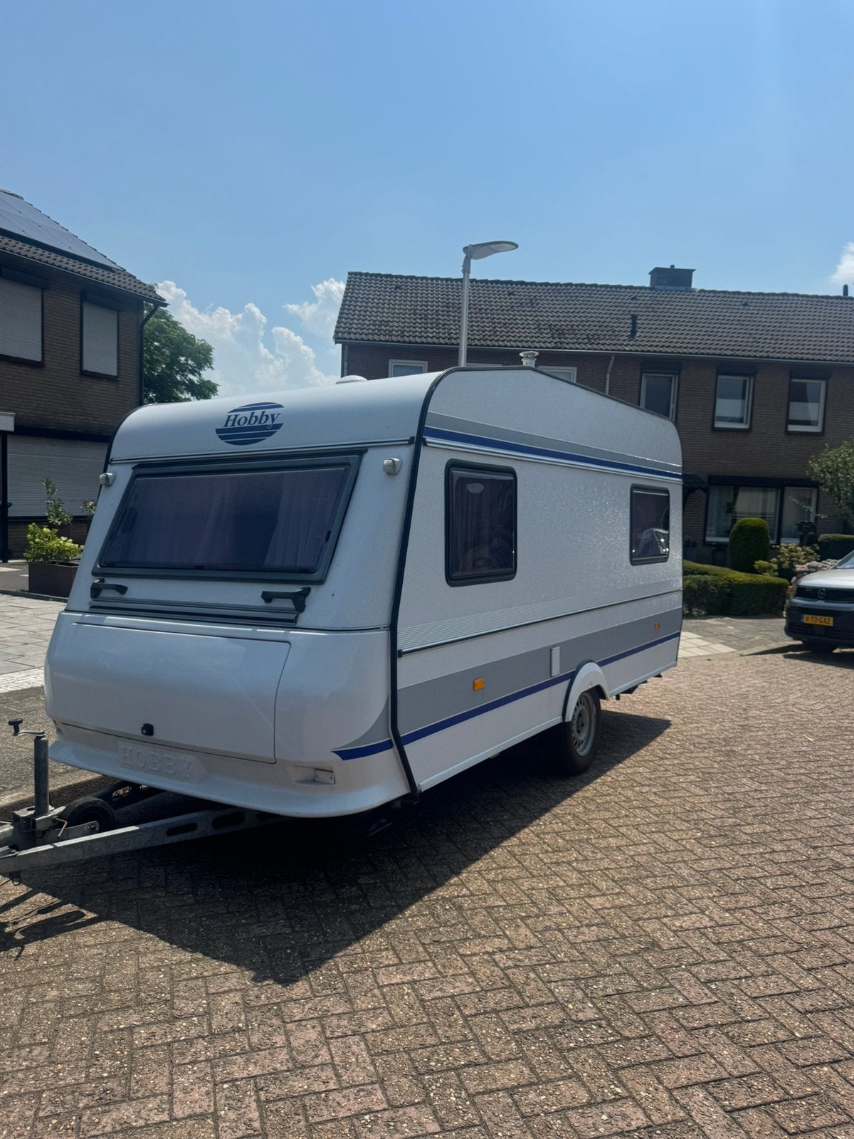 Hobby 400, Caravans en Kamperen, Hobby, Treinzit, Dwarsbed, Particulier