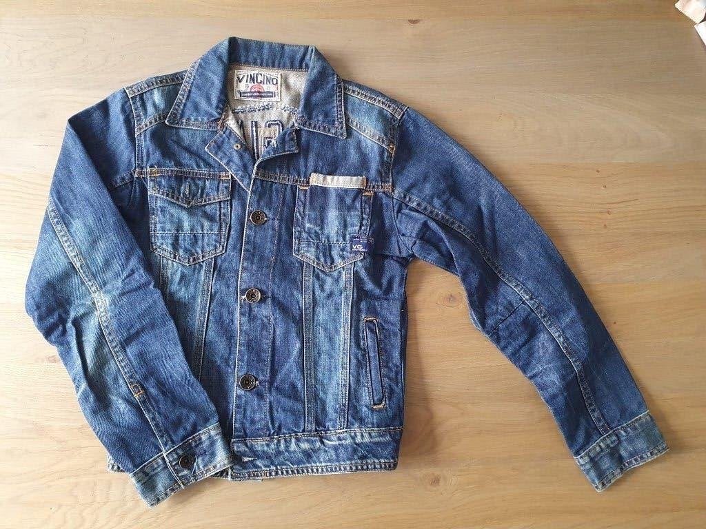 Vingino spijkerjas, spijkerjack voor meisje, Gebruikt, Meisje, Ophalen of Verzenden, Vingino