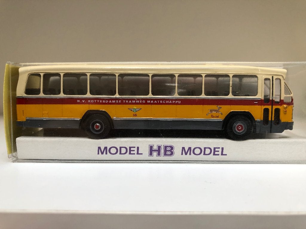 HB Model RTM Leyland Verheul bus 55 Ree-bok gele uitvoering, Verzenden, Nieuw, Bus of Vrachtwagen, Rietze
