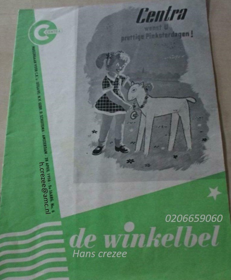 zoek oud reclame De Winkelbel Centra kruideniers 1952 1953, Boeken, Tijdschriften en Kranten, Ophalen of Verzenden, Gelezen, Overige typen