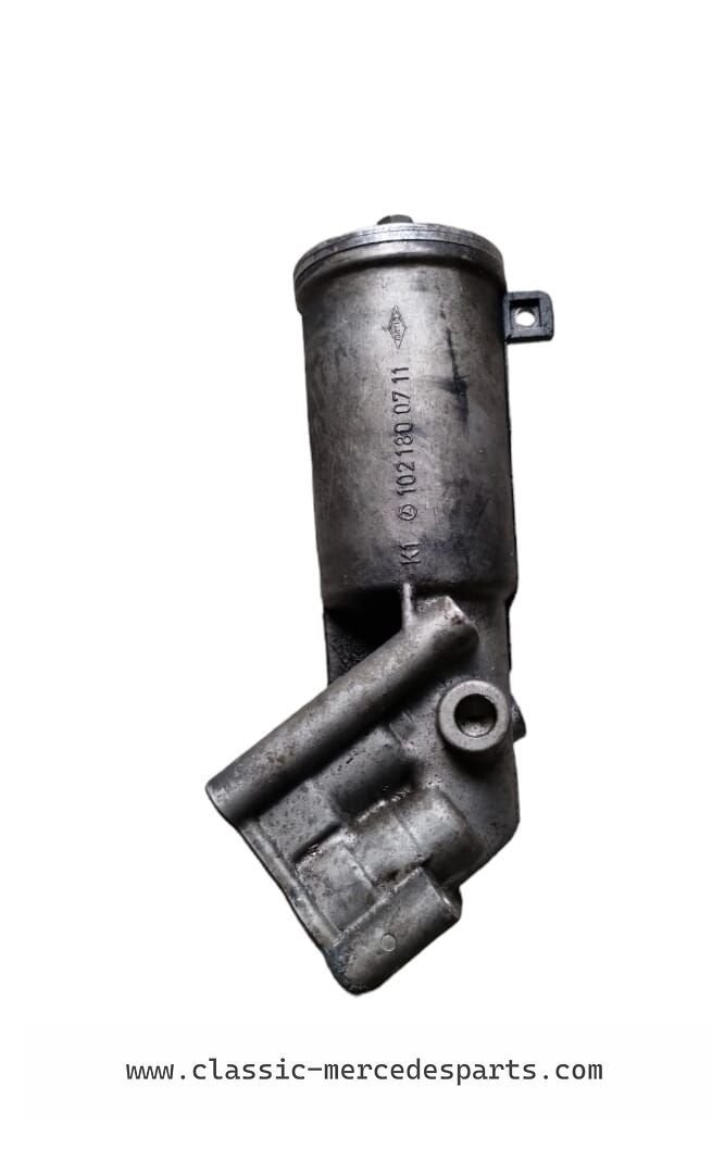 Oliefilterhuis Mercedes w201 190 m102 motor, Gebruikt, -, Ophalen of Verzenden, -