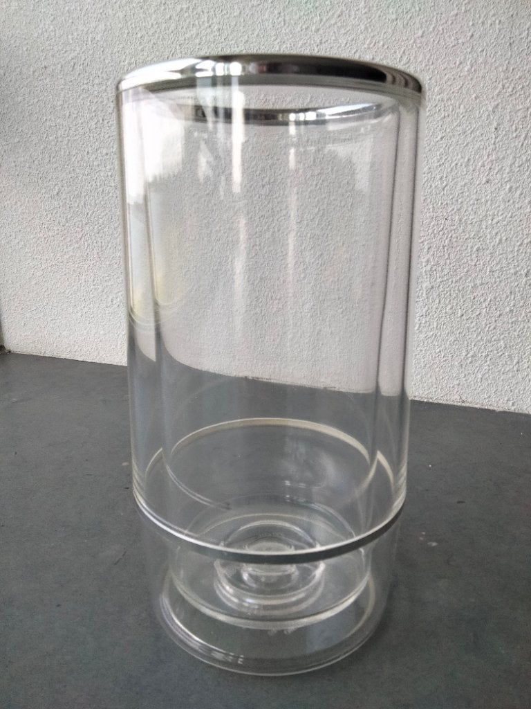 Wijnkoeler dubbelwandig plexiglas, Ophalen of Verzenden