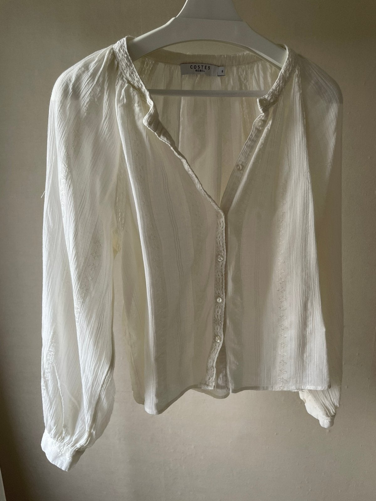 Costes rebel bloesje creme maat S, Kleding | Dames, Ophalen of Verzenden, Zo goed als nieuw, Maat 38/40 (M), Beige