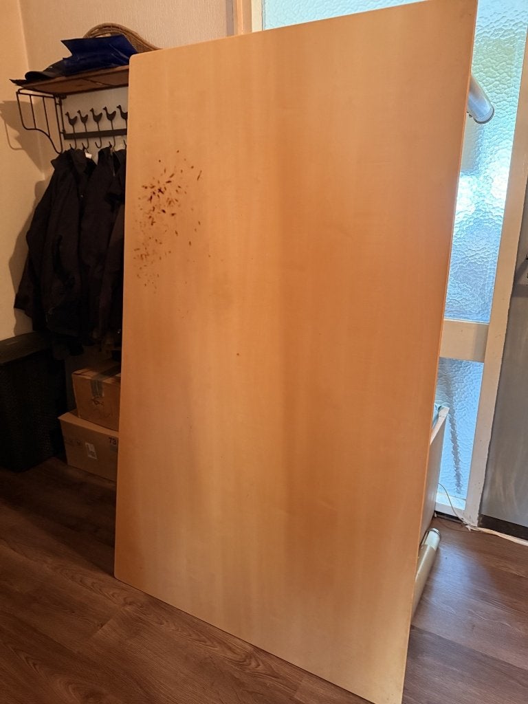 Tafel / bureau, prima voor hobbyruimte, garage of schuur, Ophalen, Gebruikt, Overige typen