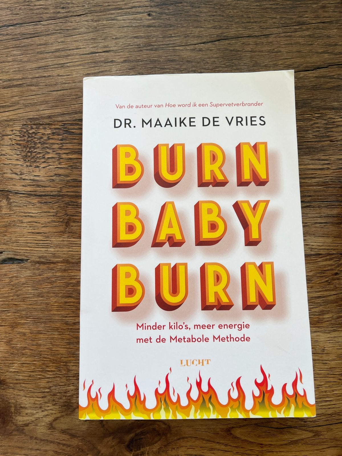 Burn Baby Burn - Dr. Maaike de Vries (Metabole Methode), Ophalen of Verzenden, Zo goed als nieuw, Dieet en Voeding