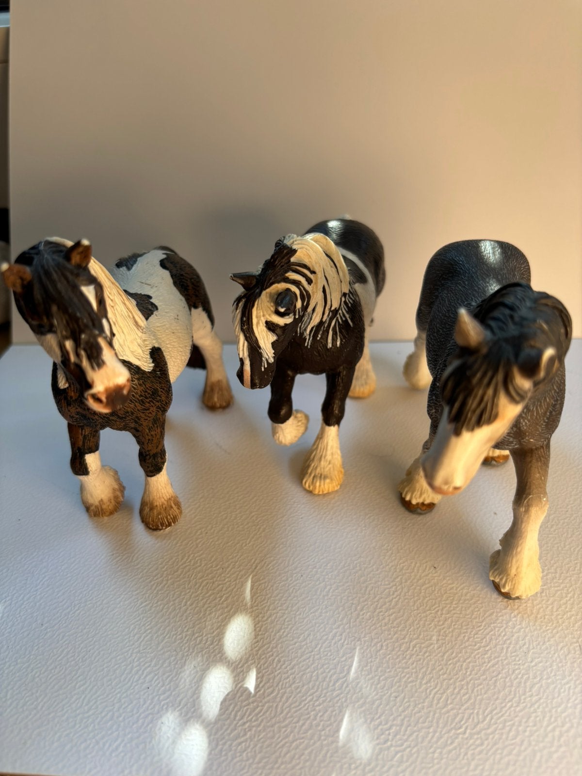 3 schleich paardjes, Ophalen of Verzenden, Gebruikt