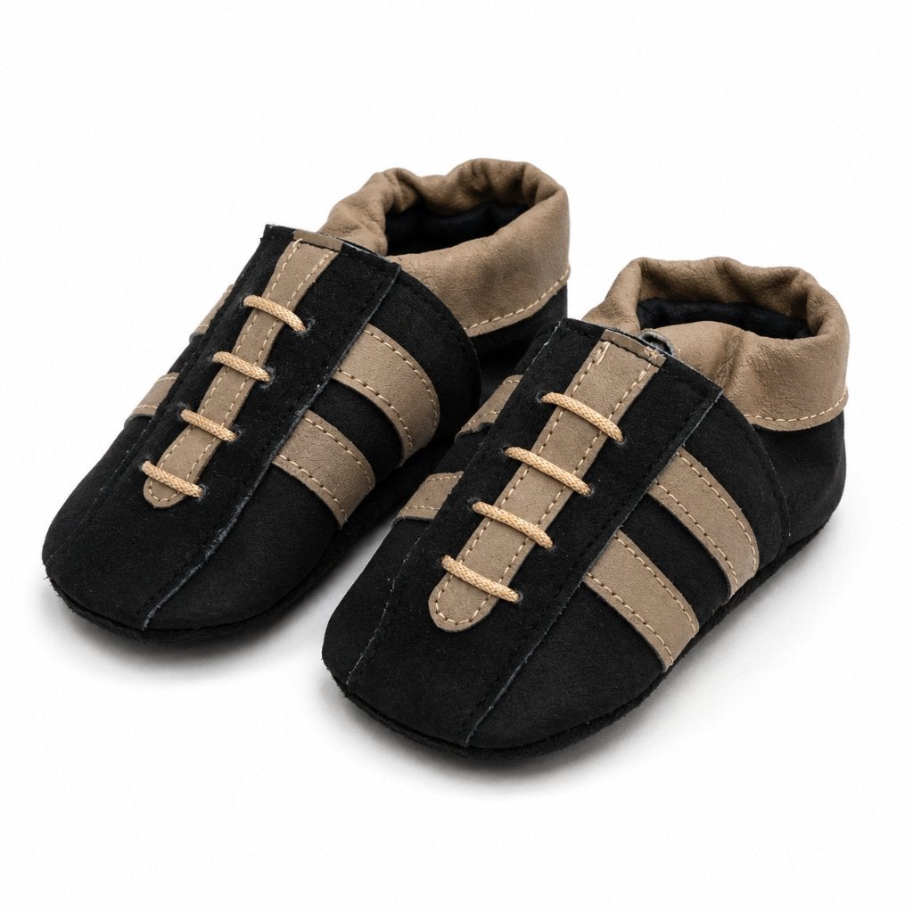 OXXY Babyslofjes in sneakerstijl – zwart – maat M (maat 20), Schoentjes, Jongetje of Meisje, ., Nieuw