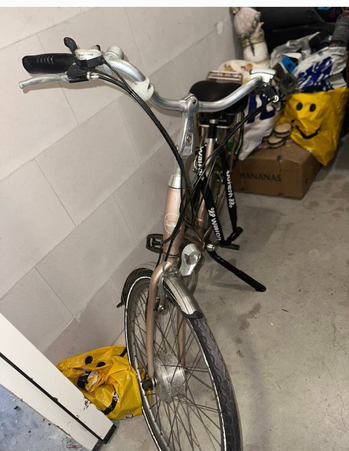 Mendoza fiets oud roze elektrisch, Ophalen, Zo goed als nieuw, Overige merken