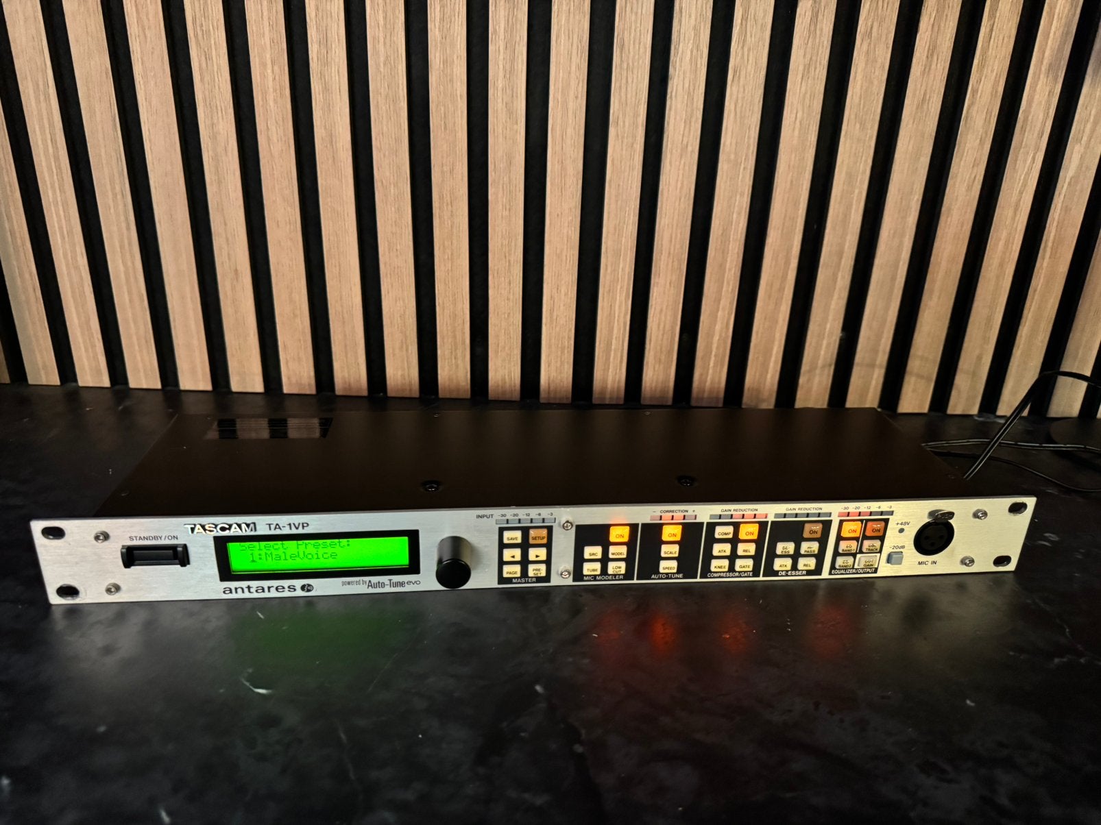 Tascam TA-1VP Vocal Processor Auto-Tune - Zo goed als nieuw, Ophalen of Verzenden, Zo goed als nieuw, Studiomicrofoon