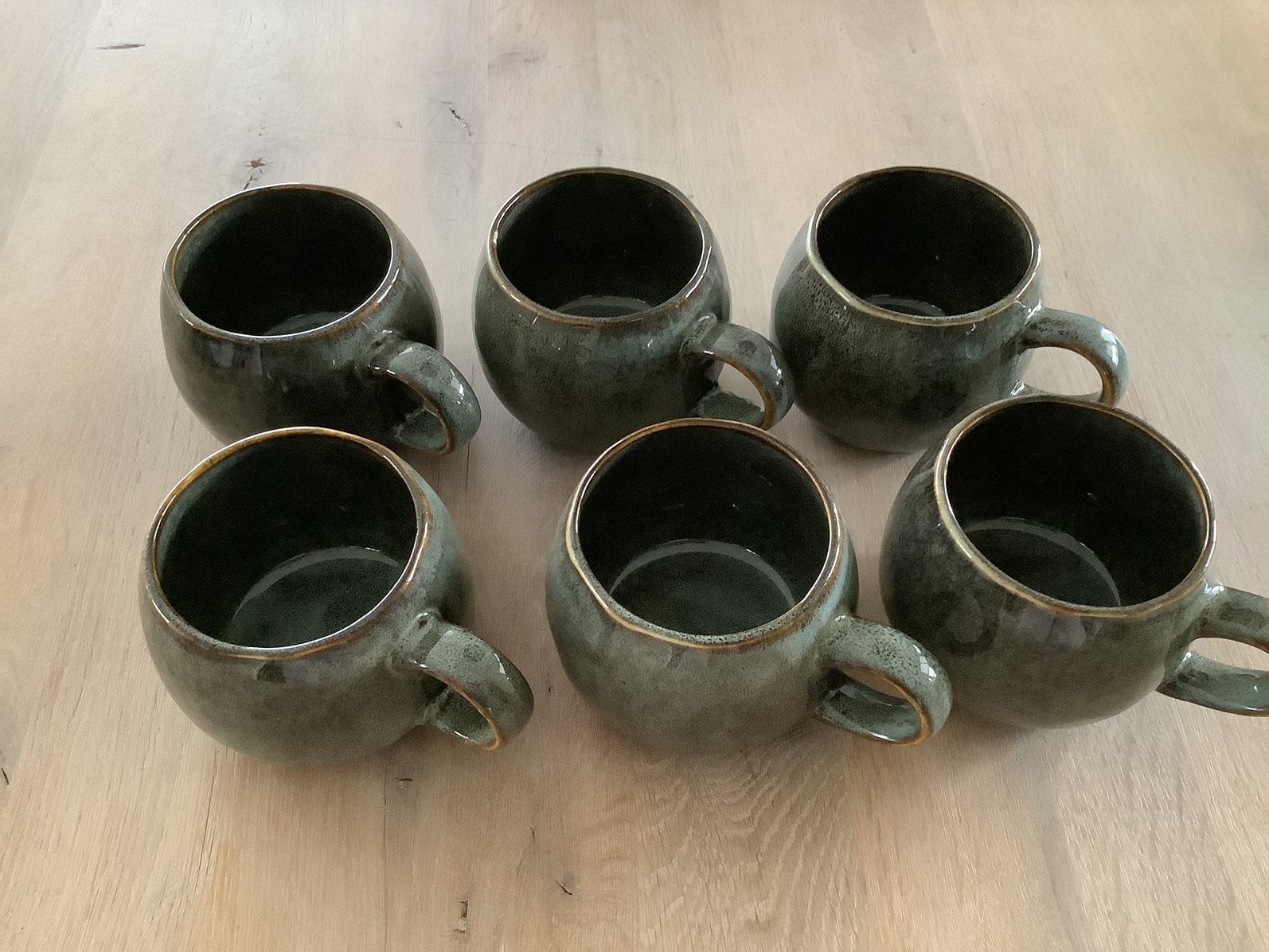 6 bol mokken van Xenos Toscane, Ophalen of Verzenden, Zo goed als nieuw, Overige stijlen, Kop(pen) en/of Schotel(s)