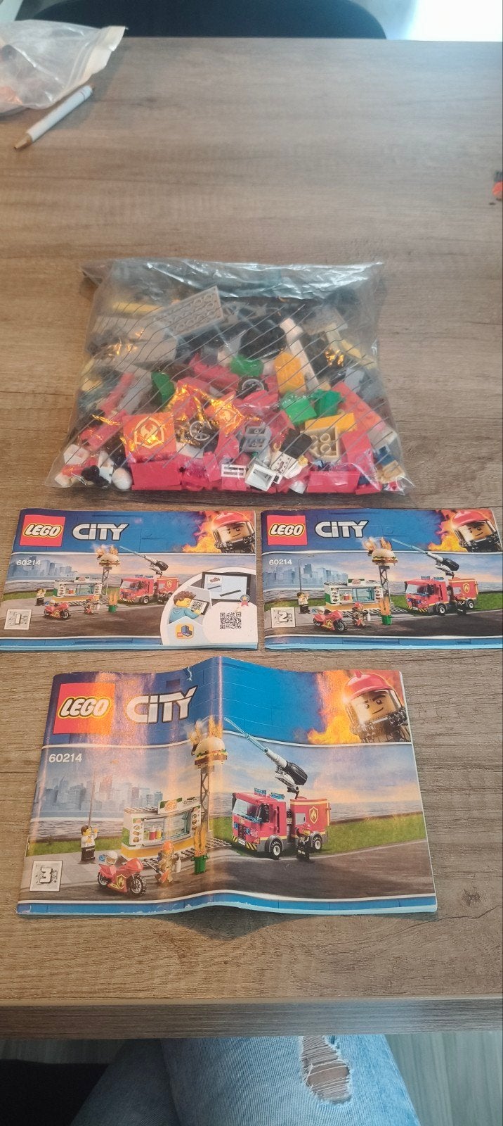 Lego City 60214 Brandweer Blust Hamburger Zaak, Ophalen of Verzenden