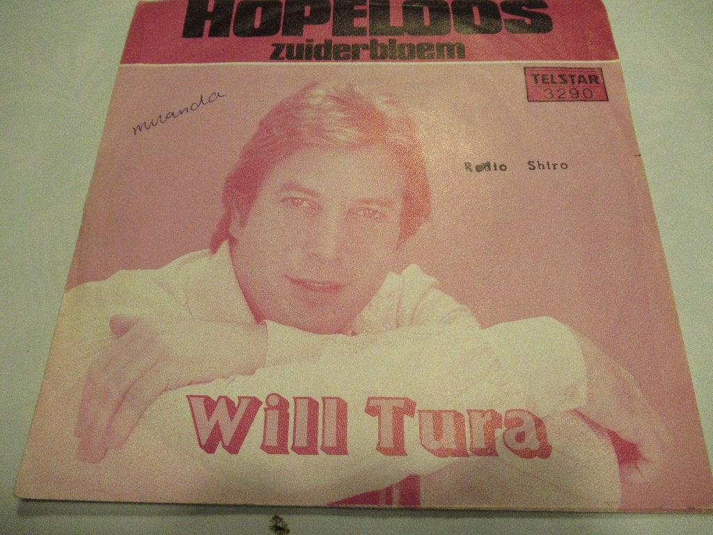 WILL TURA # HOPELOOS / ZUIDER BLOEM ( TELSTAR TOPPER ), Fotohoes, 7 inch, Ophalen of Verzenden, Zo goed als nieuw