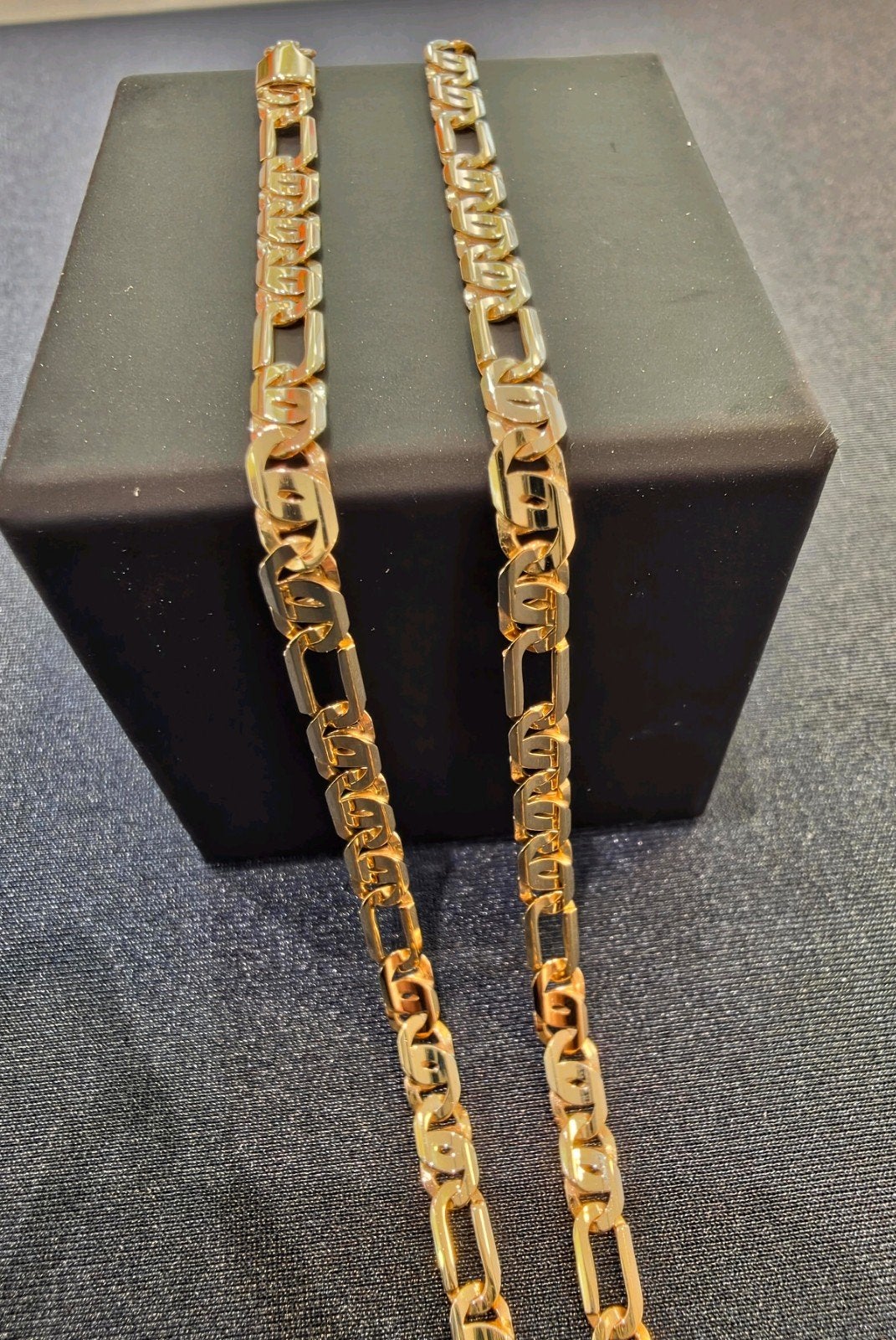 Prachtige 14k gouden massiefe ketting 4.5mm 60cm