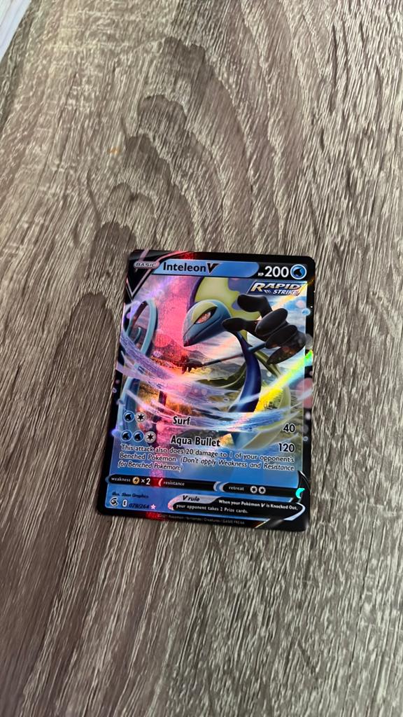 Pokemon kaart inteleon, Ophalen, Zo goed als nieuw