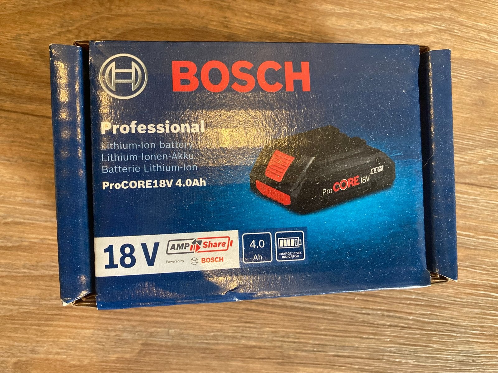 Bosch Professional Accu ProCORE18V 4.0Ah & Snellader GAL, Ophalen, Nieuw, Overige typen