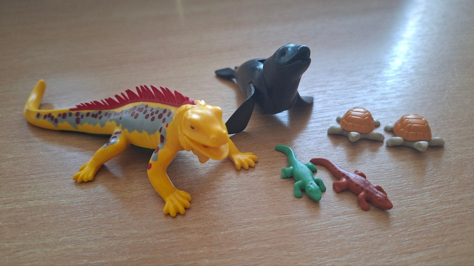 Playmobil Dieren: Leguaan, Zeehond, Schildpadden, Kinderen en Baby's, Speelgoed | Playmobil, Wild life, Gebruikt, Losse onderdelen