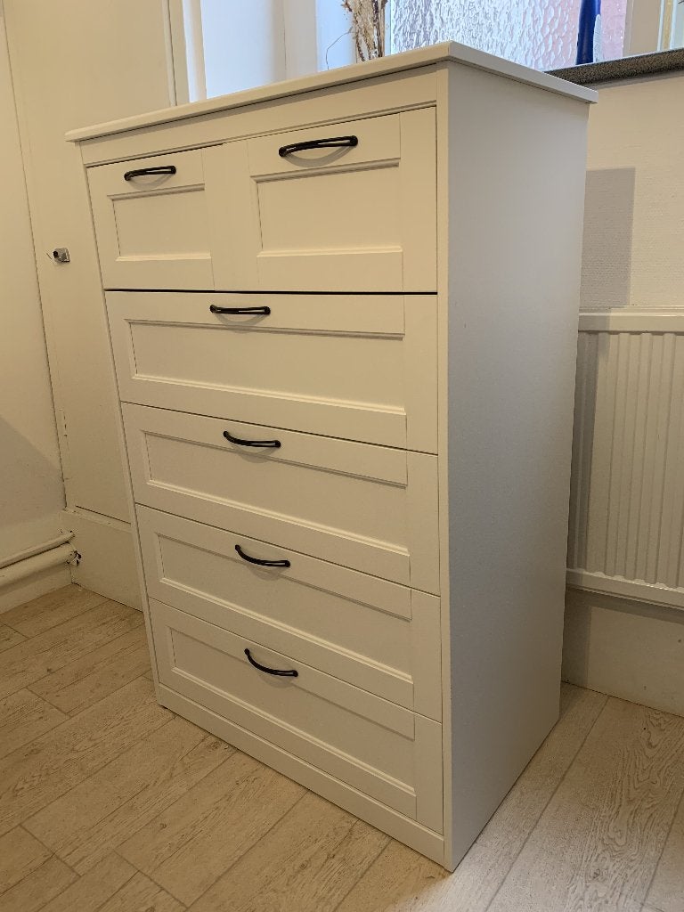 IKEA SONGESAND ladekast met 6 lades - Wit, Huis en Inrichting, Kasten | Ladekasten, Ophalen, 5 laden of meer, 100 tot 150 cm, 50 tot 100 cm