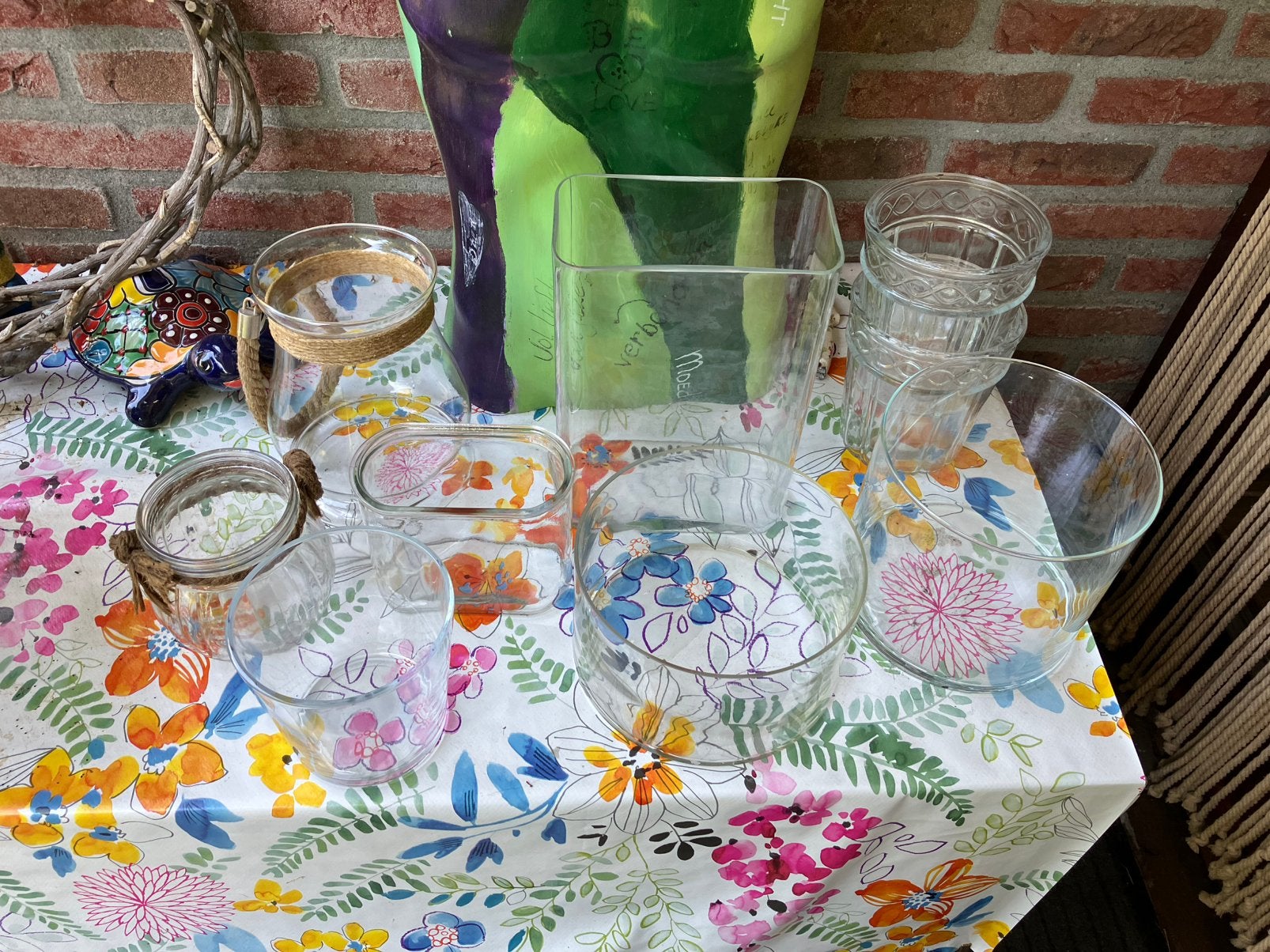 Glaswerk gratis op te halen, Ophalen, Gebruikt