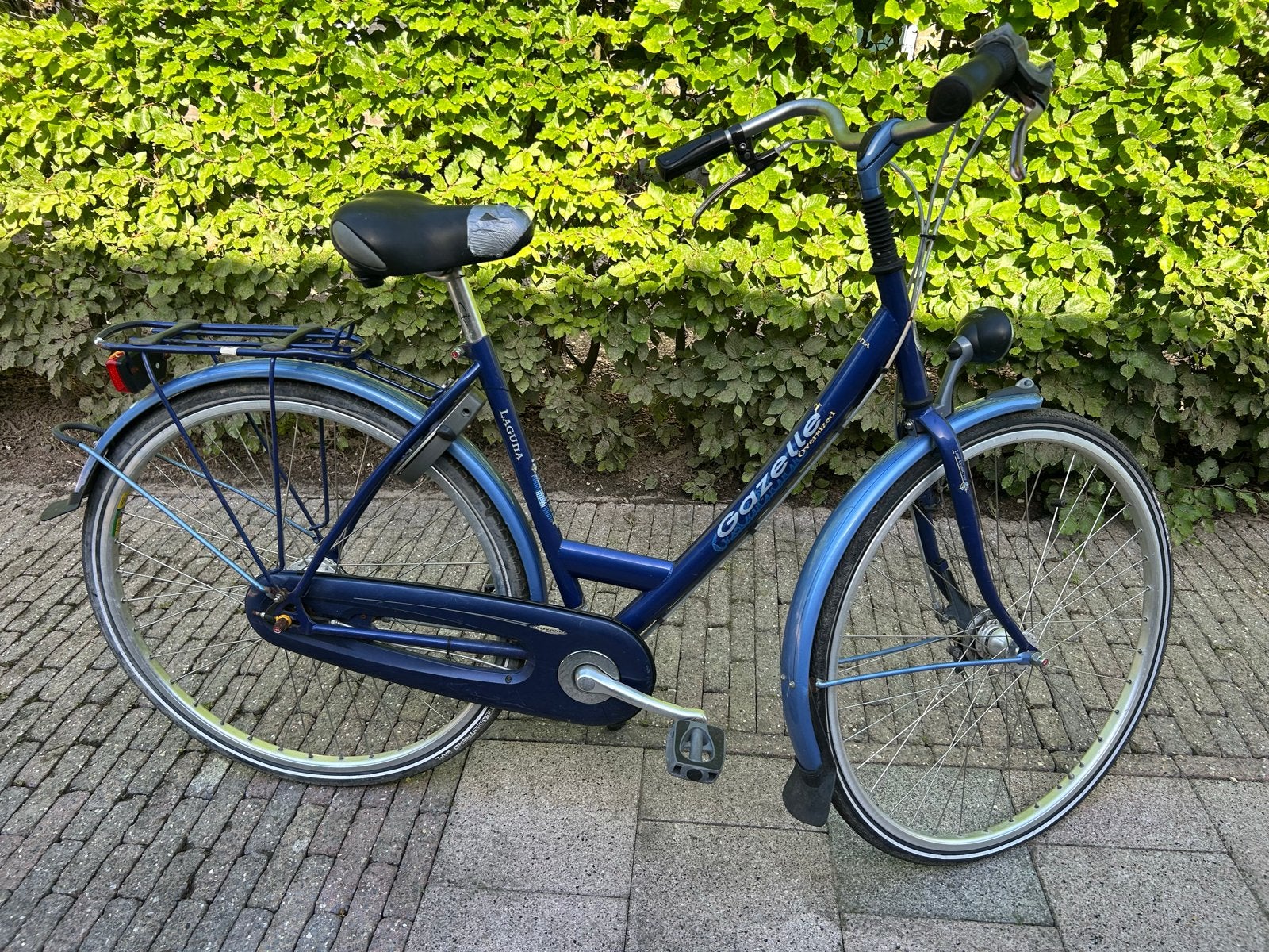 Gazelle fiets, trommelremmen, 7-versnellingen, Ophalen, Terugtraprem, Gebruikt, Versnellingen